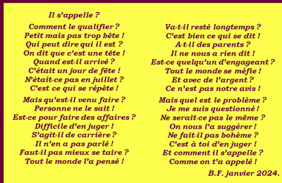 Il s'appelle ?