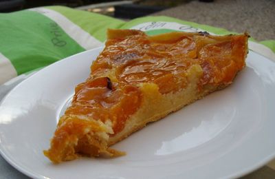 Tarte amandine aux abricots