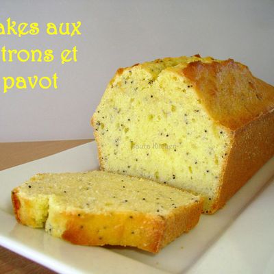 Cake aux citrons et pavot