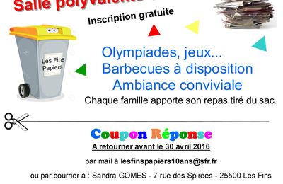 10 ans de l'association "les Fins Papiers"