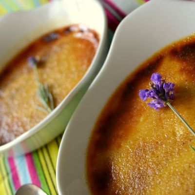 crème brûlée à la lavande et nouveau départ ...