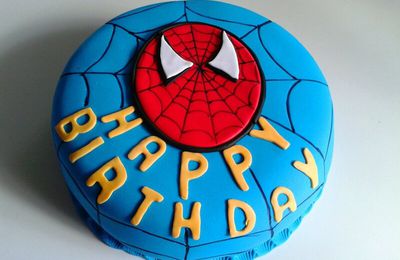 Gâteau spiderman !