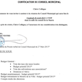 Ordre du Jour du Conseil Municipal du 10.04.2015