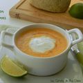 Soupe froide au melon et aux agrumes, sans gluten et sans lactose