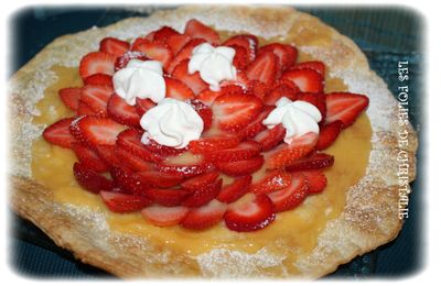 Tarte fine aux fraises