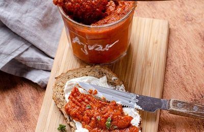 Ajvar - crème de poivrons fumés