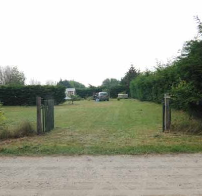 entrée de la parcelle