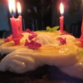 Gâteau chocolat banane - Joyeux anniversaire moi! 