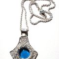 COL217 - Pendentif fusing en argent 999