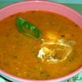 SOUPE DE TOMATES ET PATATE DOUCE