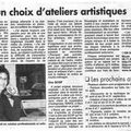 La Cour des Arts dans la Presse