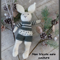 LAPIN MR BUNNY AU TRICOT