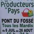 Marchés des producteurs de Pays à Pont-du-Fossé le mardi 8 Juillet 2014