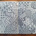 Quelques zentangle en novembre 2018