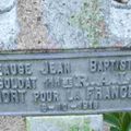 BEAUGE Jean Baptiste (Saint Aout) + 06/10/1916 Combles (80)