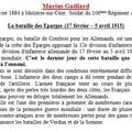 Marius GAILLARD mort pour la France le 5 avril 1915.
