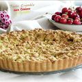 ღ " Miam " Tarte-*Crumble aux cerises et aux pistaches