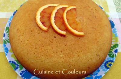 Gâteau à l'orange sanguine et mascarpone de la Conque d'Or 