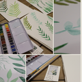 Libérer sa créativité - Jour 5 - Peindre des feuilles à l'aquarelle
