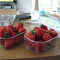 Les premières fraises de l'année ... 