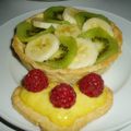 Tartelettes aux fruits frais (et première crème pâtissière!)