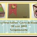 Cours de home déco avril