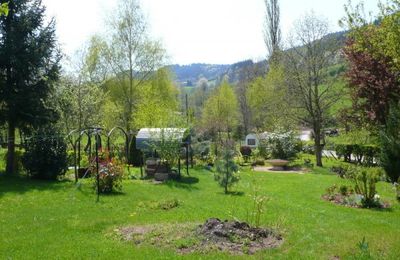 Le jardin en tentative de permaculture