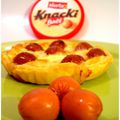 Quiche aux Knacki Balls, façon Hot Dog