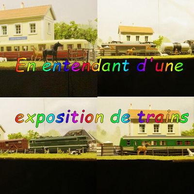 En entendant d'une exposition de trains