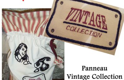 Panneau appliqué "Vintage collection"