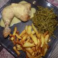 Cuisse de poulet sauce moutarde et curry