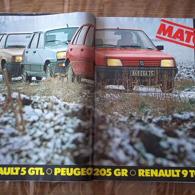 La Renault 5 face aux Renault 9 et Peugeot 205