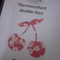 NOUVEAU !! Du thermocollant double-face pour vos appliqués...