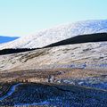 Glen Devon saupoudre de neige & glace, Clarmankshire