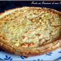 Tarte au saumon et aux poireaux