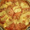 Tarte chorizo-tomates