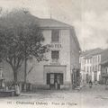 Place de l'Eglise - Editeur Blachard Frères - Vienne (carte postée en 1904)