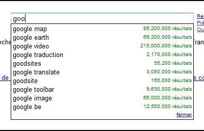 Google intègre désormais la recherche suggérée