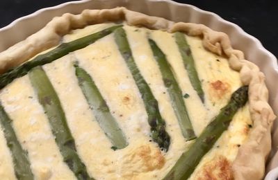 Tarte aux asperges