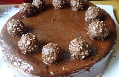 Le Layer Cheescake au Ferrero et Nutella