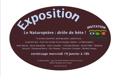 Exposition Insectes  LE NATUROPTERE 2011