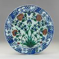 Iznik dish, Turkey, 16th century