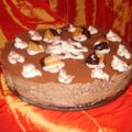 gateau a la mousse chocolatée