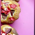 Muffins aux figues fraîches et aux pralines roses: Girl power