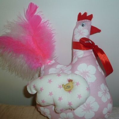 une poule sur un mur.......