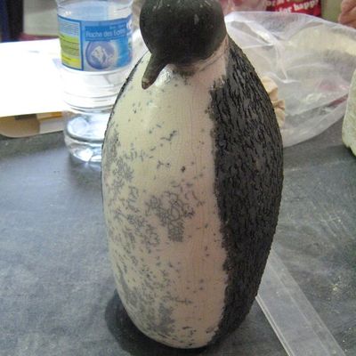 Pingouin au raku
