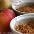 Crumble Pommes Poires