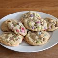 Cookies aux smarties d'après Laura Todd