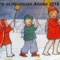 Belle et Heureuse Année 2018