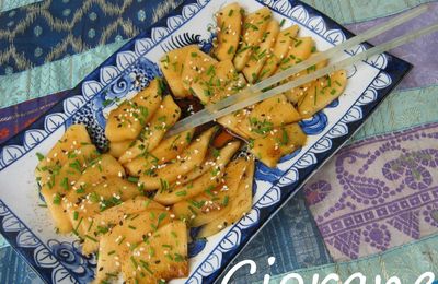 Melon mariné façon asiatique